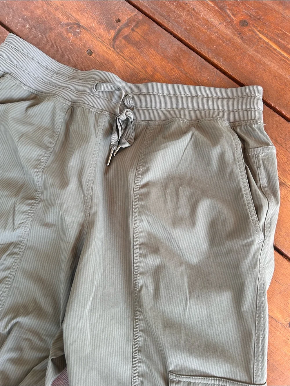 lululemon athletica Olive Green Cargo Jogger Pants